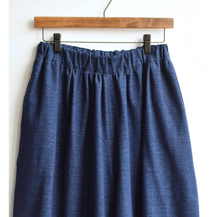 zootie（ズーティー）：色落ちしにくい カットソーデニム ワイドパンツ | e-zakkamania stores | 詳細画像16 