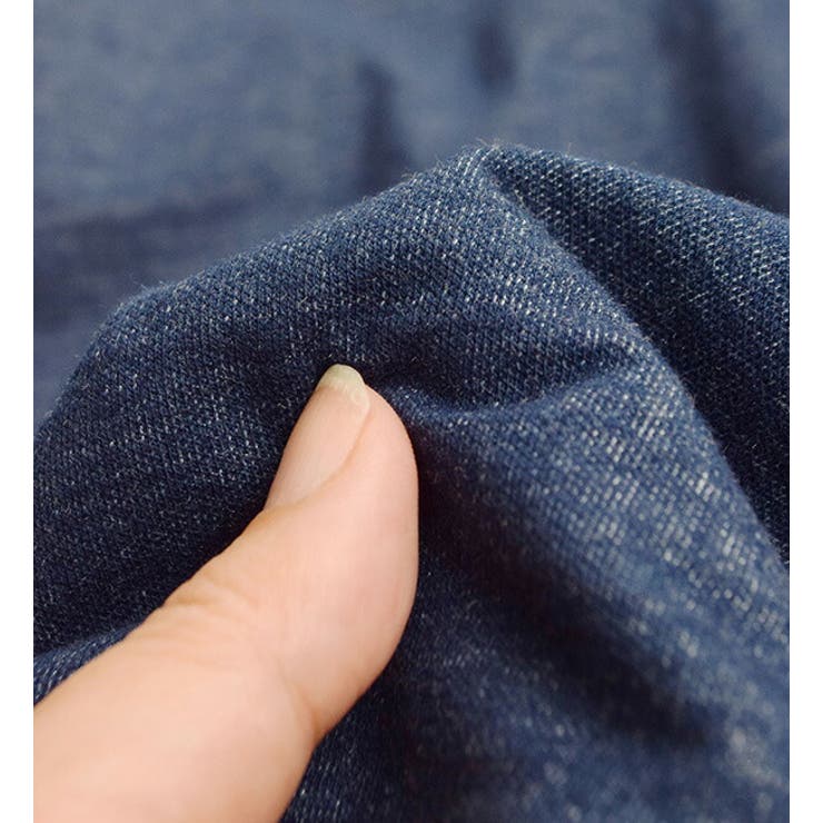 zootie（ズーティー）：色落ちしにくい カットソーデニム ワイドパンツ | e-zakkamania stores | 詳細画像18 