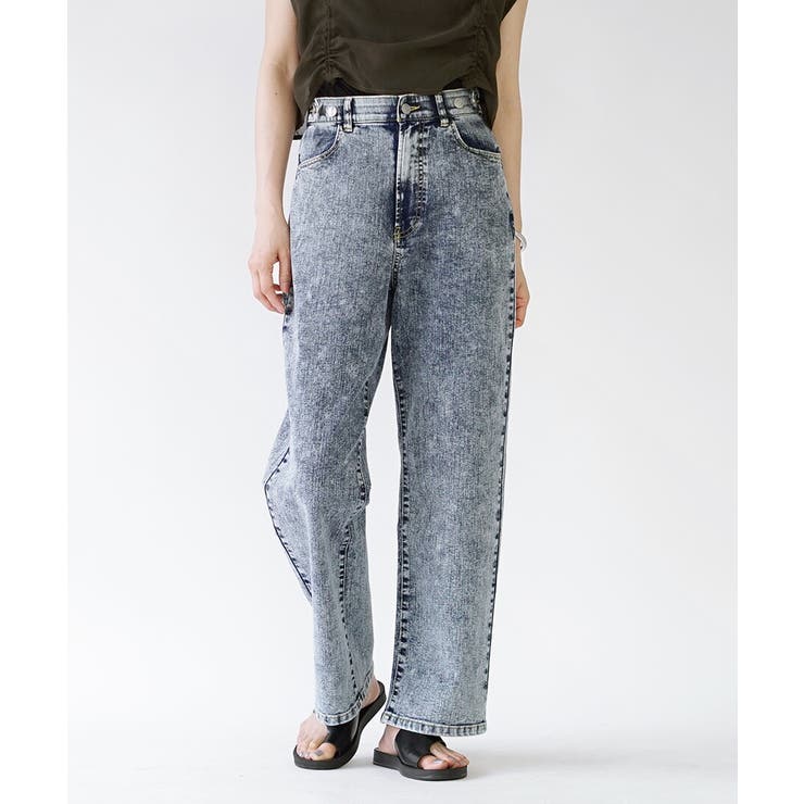 こっそりウエストゴム ストレッチデニムパンツ［ストレート］ | e-zakkamania stores | 詳細画像23 