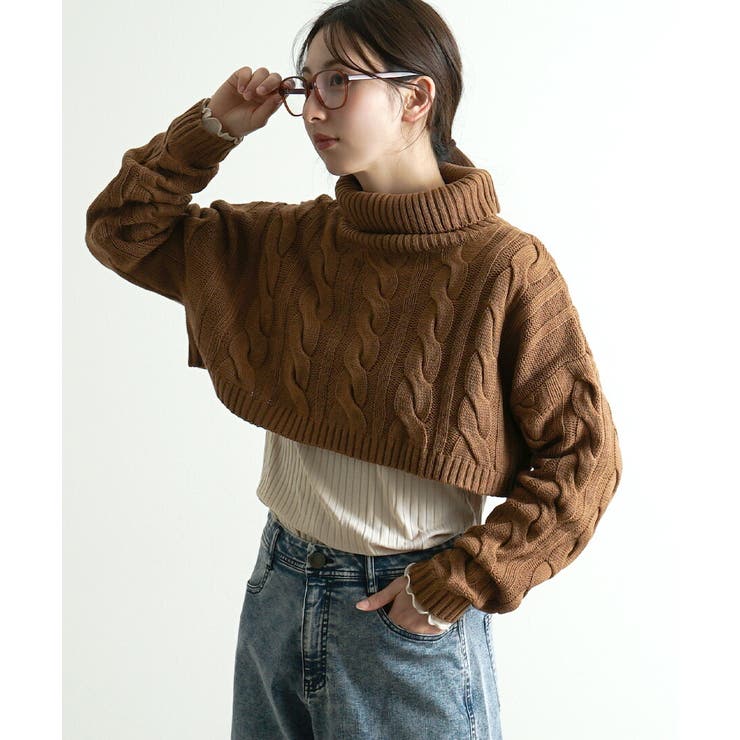 zootie（ズーティー）：レイヤード ショート タートルニット | e-zakkamania stores | 詳細画像6 