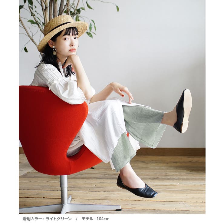 zootie（ズーティー）：シアーレギンスパンツ［楊柳シフォン］ | e-zakkamania stores | 詳細画像12 