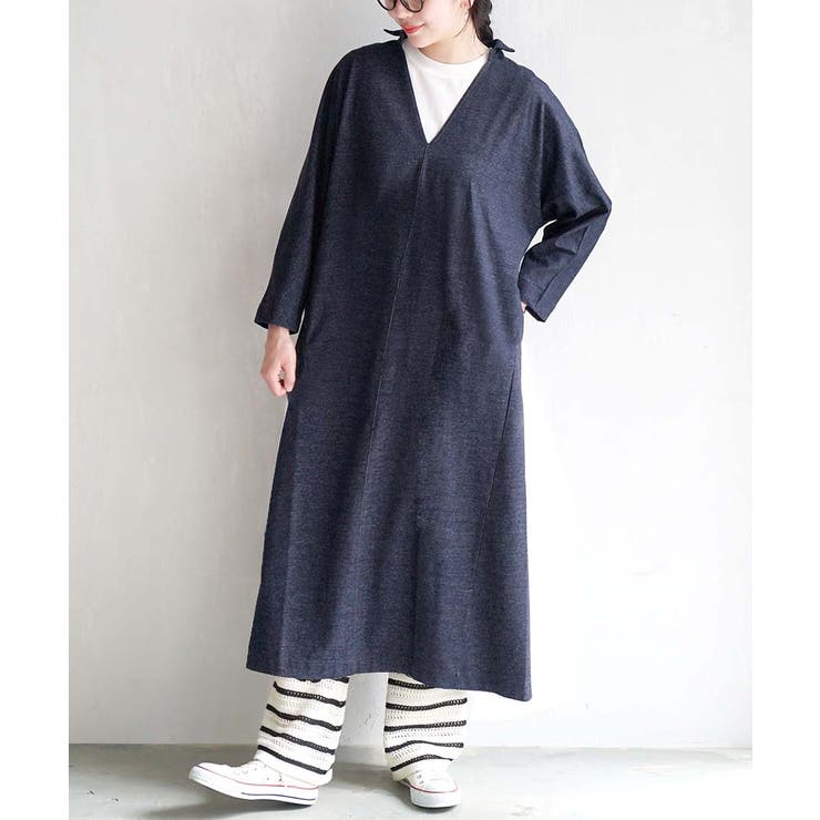 zootie（ズーティー）：色落ちしにくい カットソーデニム スキッパーワンピー… | e-zakkamania stores | 詳細画像20 