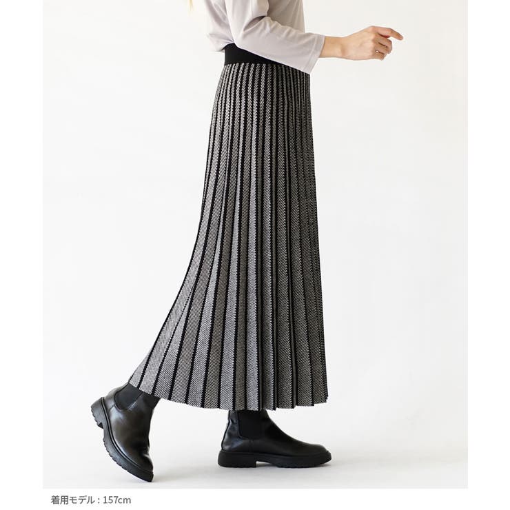 zootie（ズーティー）：パターン柄 プリーツニットスカート | e-zakkamania stores | 詳細画像8 