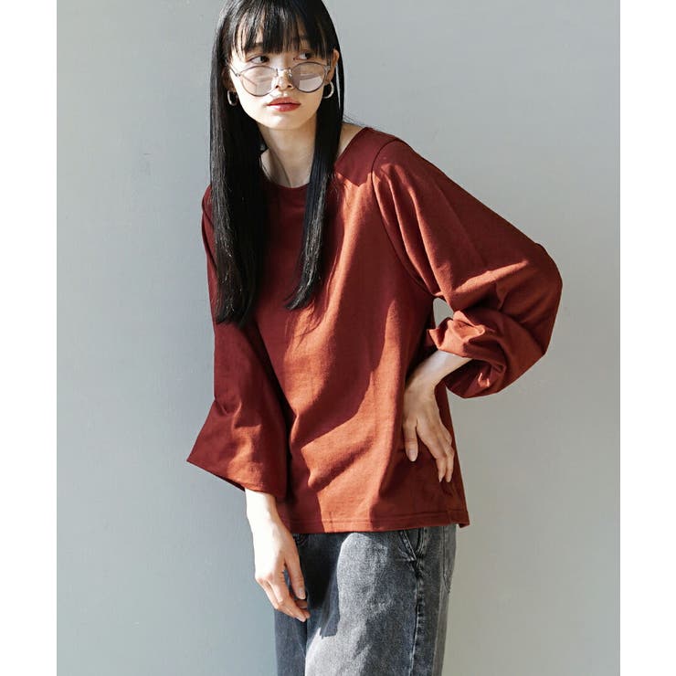 zootie（ズーティー）：スタイルアップ デザインスリーブ カットソー［七分袖… | e-zakkamania stores | 詳細画像16 