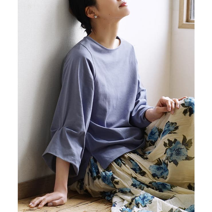 zootie（ズーティー）：スタイルアップ デザインスリーブ カットソー［七分袖… | e-zakkamania stores | 詳細画像23 