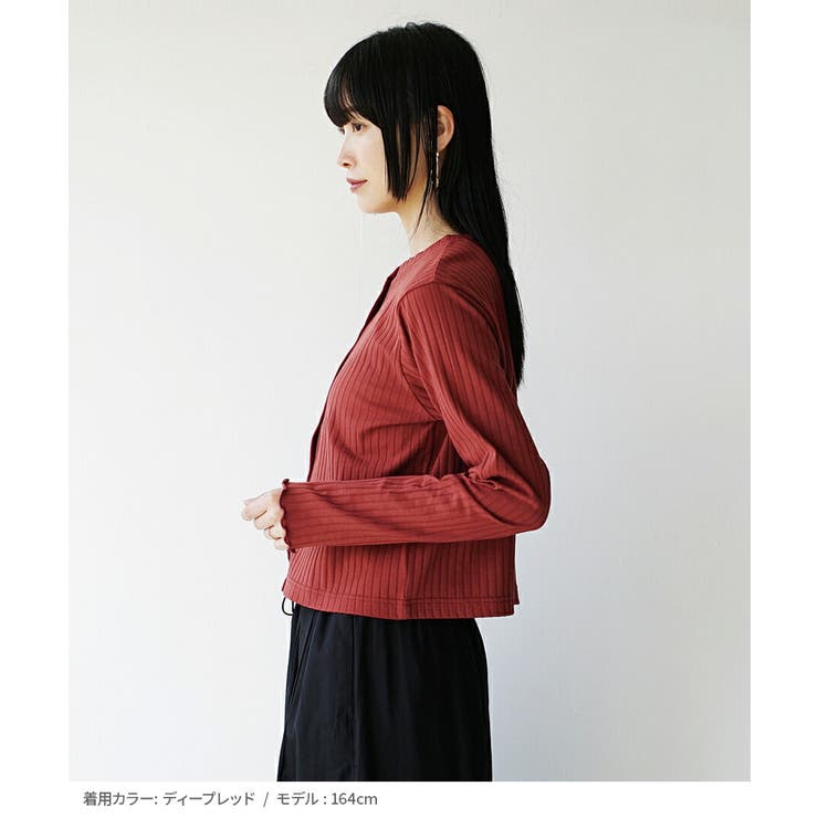 zootie（ズーティー）：汗しみない リブカットソー［2WAYスナップカーディ… | e-zakkamania stores | 詳細画像15 