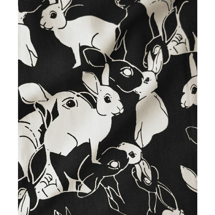 zootie（ズーティー）：ウサギ柄 ミモレタックスカート | e-zakkamania stores | 詳細画像16 