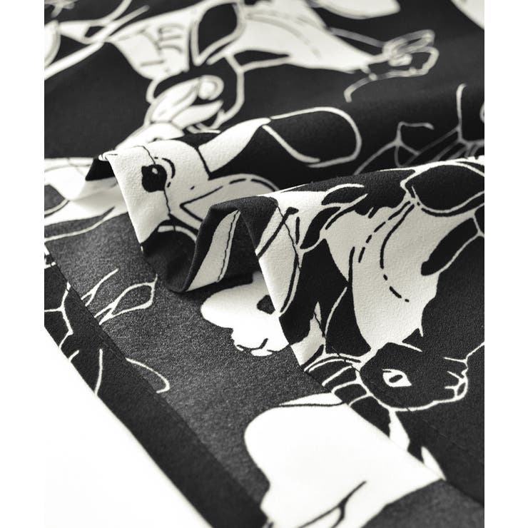 zootie（ズーティー）：ウサギ柄 ミモレタックスカート | e-zakkamania stores | 詳細画像7 