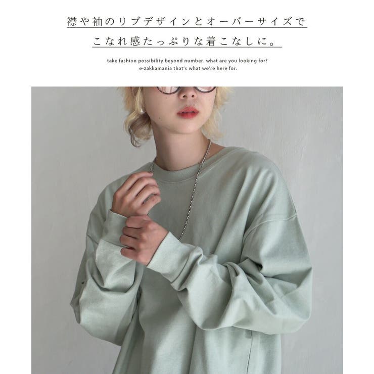 zootie（ズーティー）：シミヘン加工 リブスリーブプルオーバー | e-zakkamania stores | 詳細画像5 