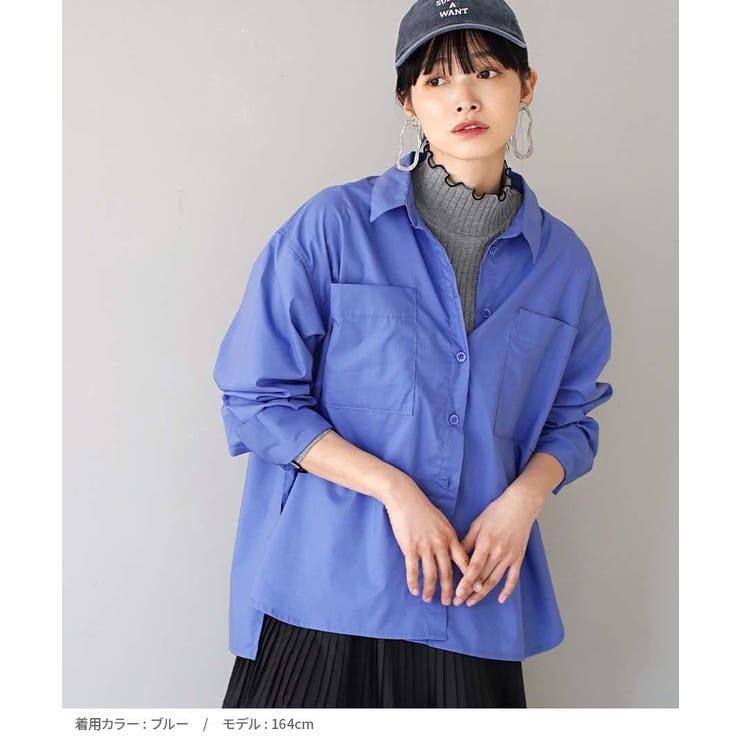 ブロード Wポケットシャツブラウス | e-zakkamania stores | 詳細画像7 