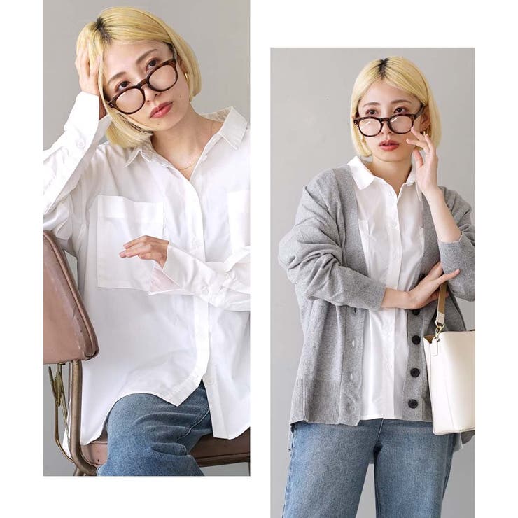ブロード Wポケットシャツブラウス | e-zakkamania stores | 詳細画像10 