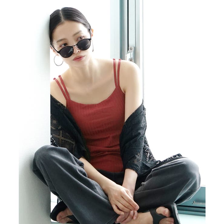 zootie（ズーティー）：汗しみない リブカットソー［カップ付きキャミソール］ | e-zakkamania stores | 詳細画像15 