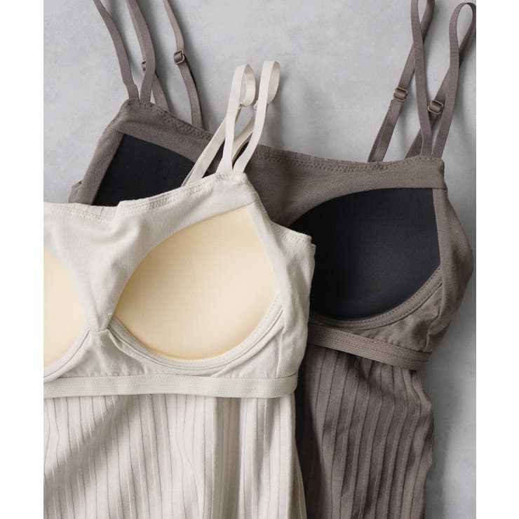 zootie（ズーティー）：汗しみない リブカットソー［カップ付きキャミソール］ | e-zakkamania stores | 詳細画像19 