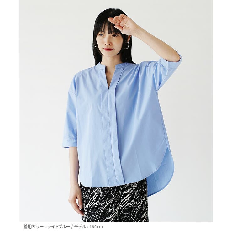 zootie（ズーティー）：汗じみ防止 ハーフスリーブ スキッパーシャツ | e-zakkamania stores | 詳細画像16 