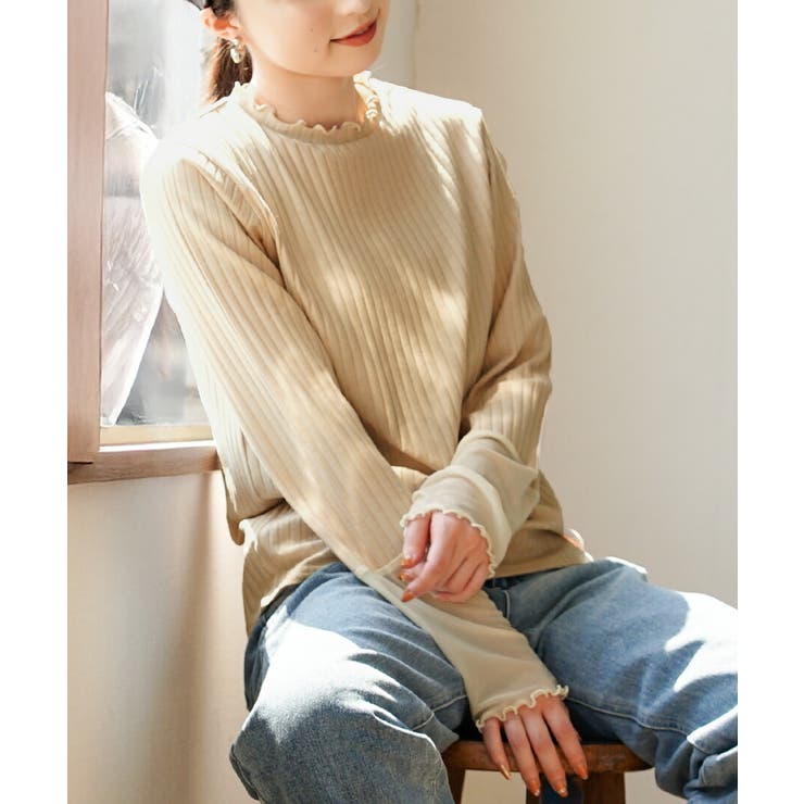 zootie（ズーティー）：シアースリーブ リブカットソー［クルーネック］ | e-zakkamania stores | 詳細画像20 