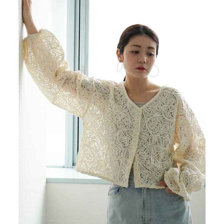 zootie（ズーティー）：コードレース シアーカーディガン | e-zakkamania stores | 詳細画像13 