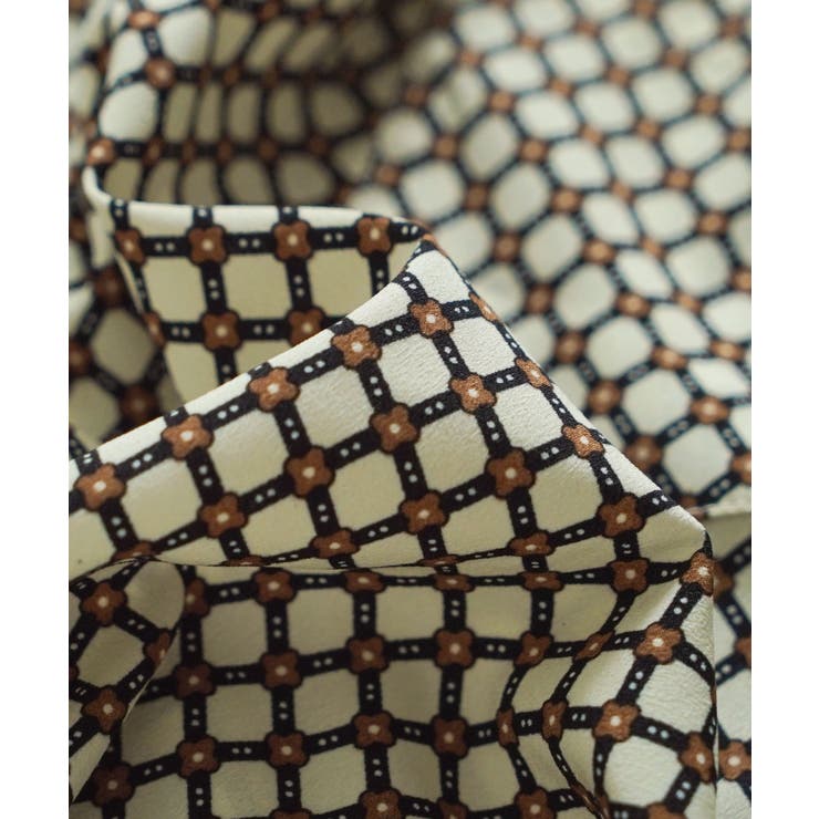 zootie（ズーティー）：ジオメトリック柄 ワイドブラウス | e-zakkamania stores | 詳細画像17 