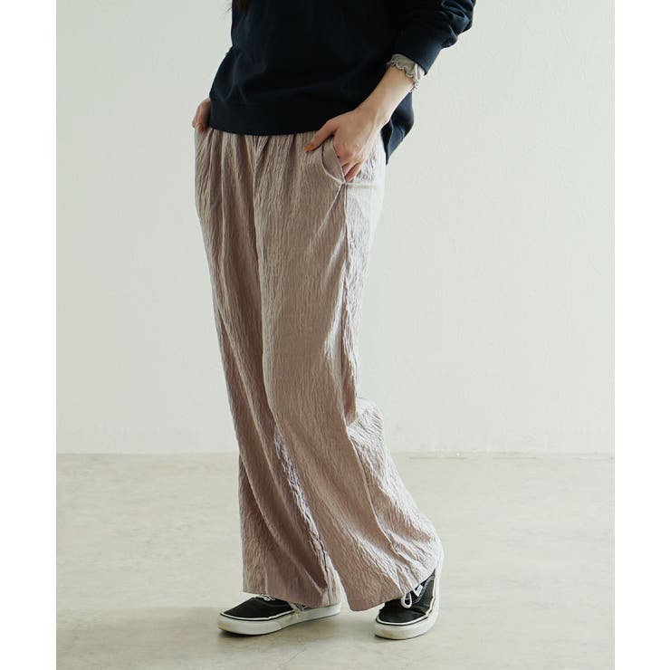 zootie（ズーティー）：やわらかワッシャー リラックスワイドパンツ | e-zakkamania stores | 詳細画像5 