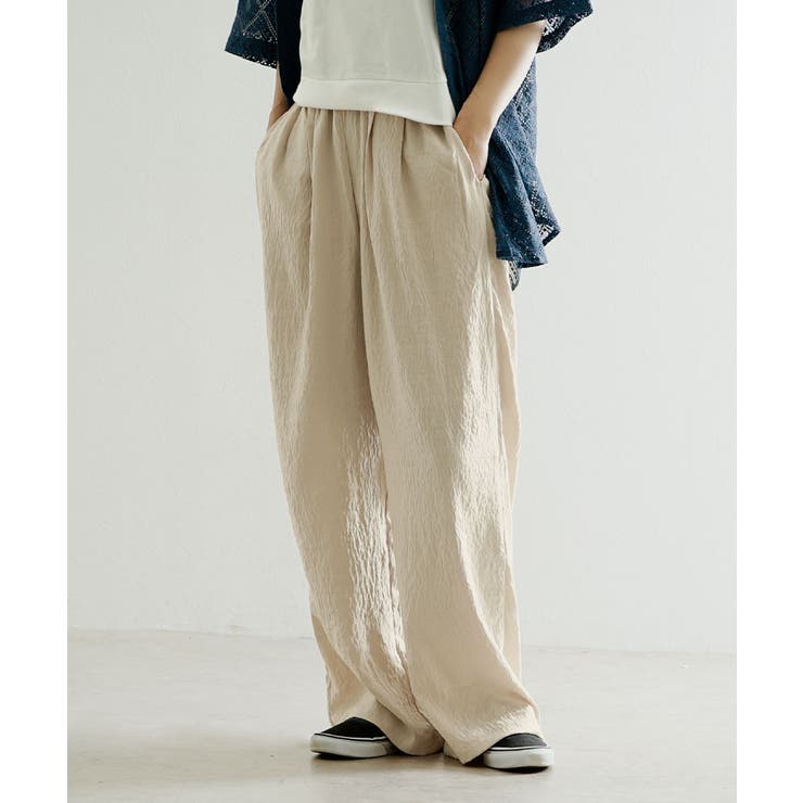 zootie（ズーティー）：やわらかワッシャー リラックスワイドパンツ | e-zakkamania stores | 詳細画像19 