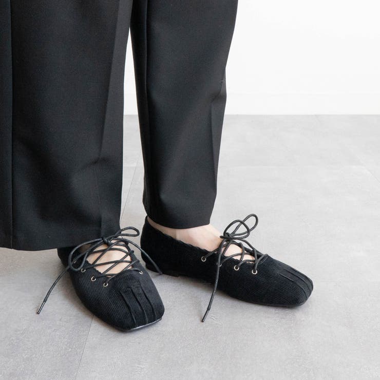 スクエアーレースアップバレエシューズ | FABBY FABBY. | 詳細画像12 