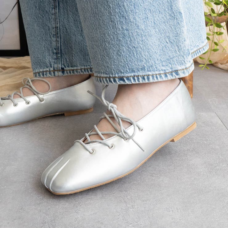 スクエアーレースアップバレエシューズ | FABBY FABBY. | 詳細画像7 