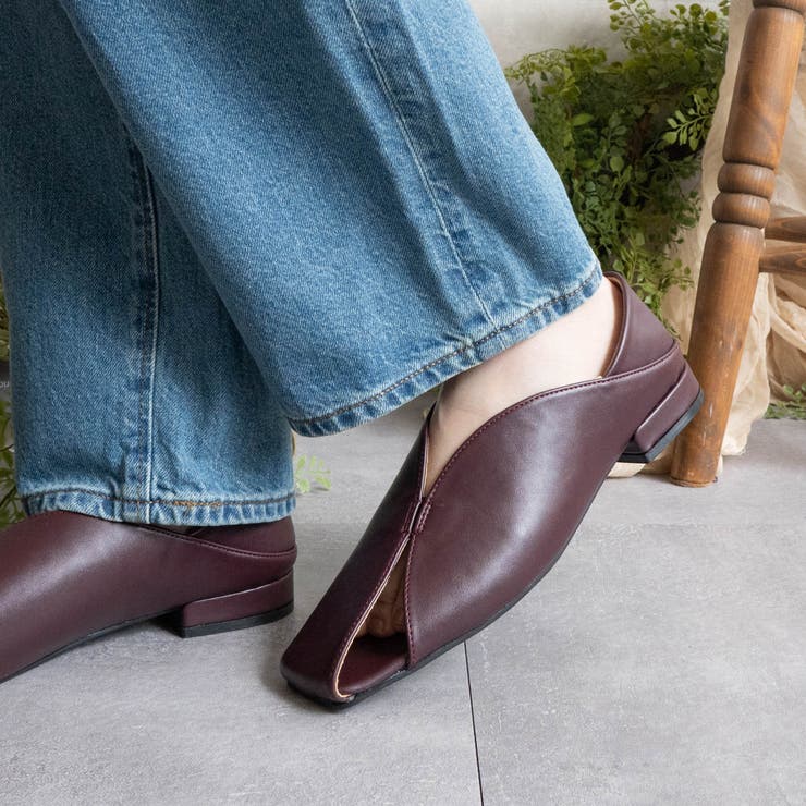 アシンメトリースクエアトゥパンプス | FABBY FABBY. | 詳細画像12 