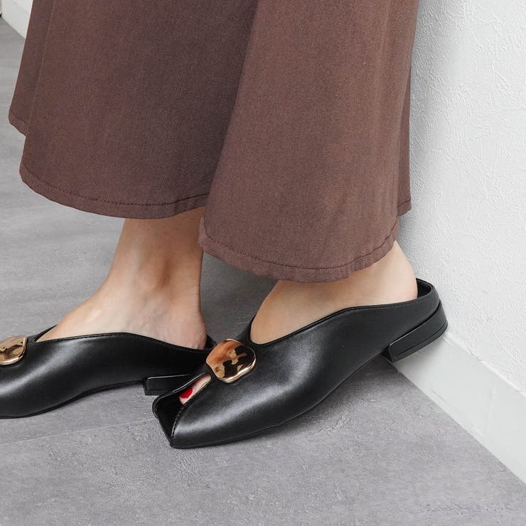 メタルモチーフオープントゥミュール | FABBY FABBY. | 詳細画像2 