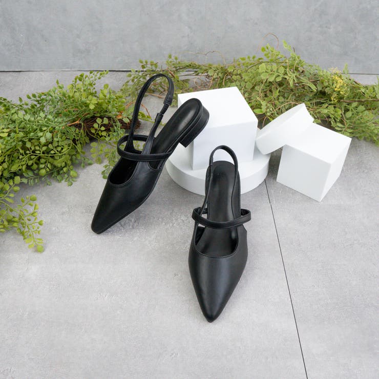 ブラック | フラットストラップスリッパ | FABBY FABBY.