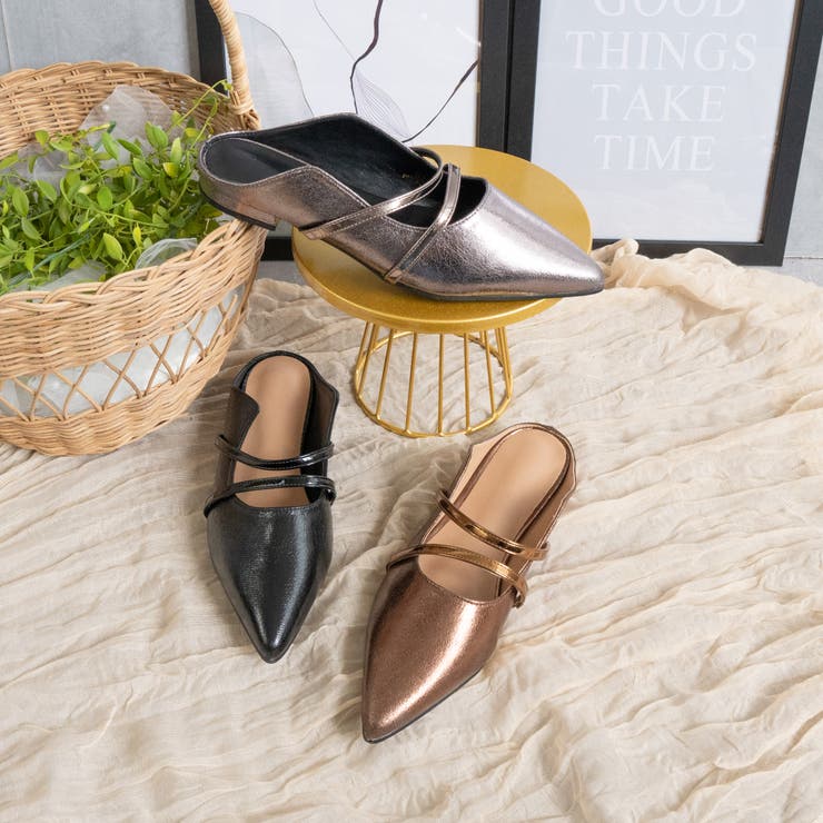 ダブルストラップフラットサンダル | FABBY FABBY. | 詳細画像1 