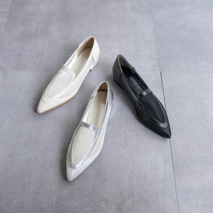 ポインテッドトゥメッシュシューズ[品番：FBBS0009994]｜FABBY