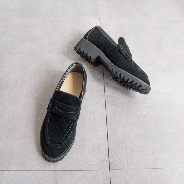 SDブラック | ボリュームソールステッチローファー | FABBY FABBY.