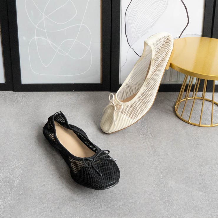 フラットメッシュリボンシューズ | FABBY FABBY. | 詳細画像1 