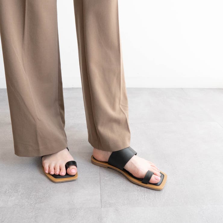 バイカラートングフラットサンダル | FABBY FABBY. | 詳細画像2 