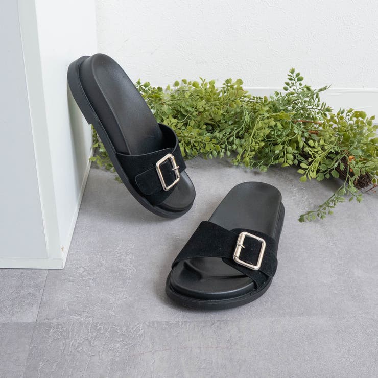 ブラック | コンフォートワンベルトサンダル | FABBY FABBY.