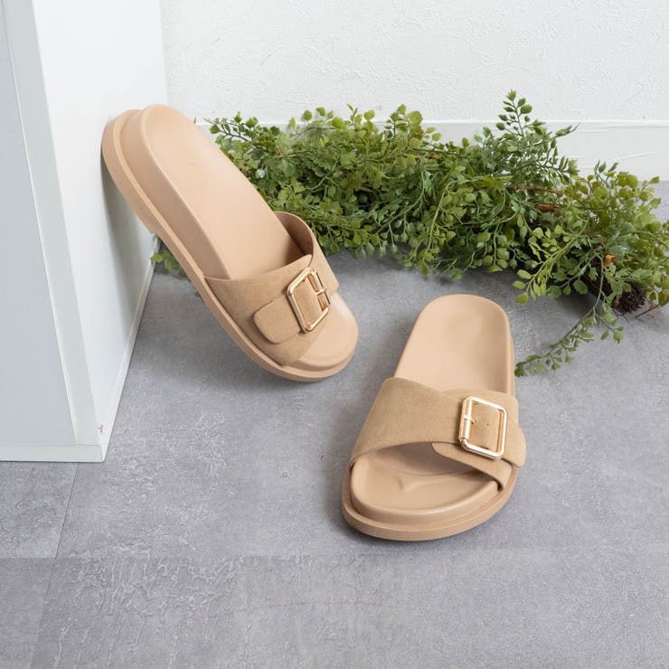 ベージュ | コンフォートワンベルトサンダル | FABBY FABBY.