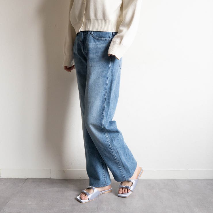 Wリボンスクエアフラットサンダル | FABBY FABBY. | 詳細画像16 