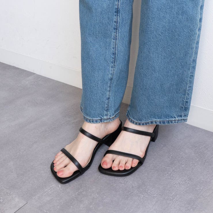 スクエアヒールストラップサンダル | FABBY FABBY. | 詳細画像3 