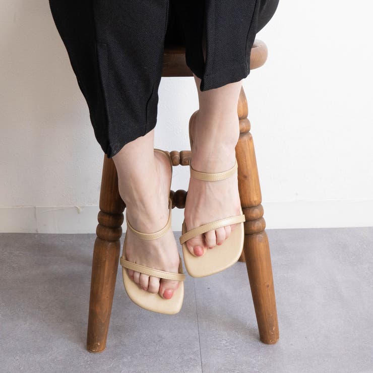 スクエアヒールストラップサンダル | FABBY FABBY. | 詳細画像7 