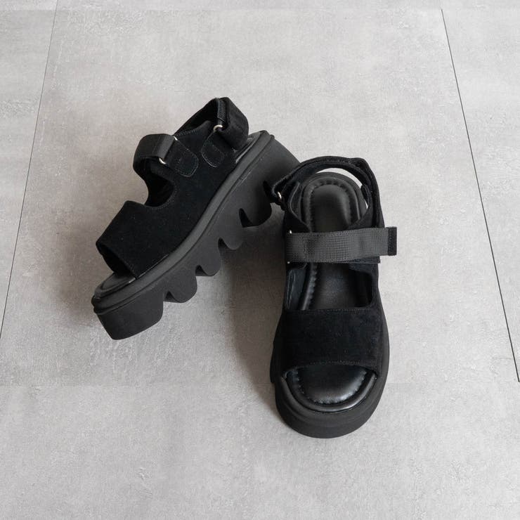 SDブラック | バルキーソール2ベルトサンダル | FABBY FABBY.