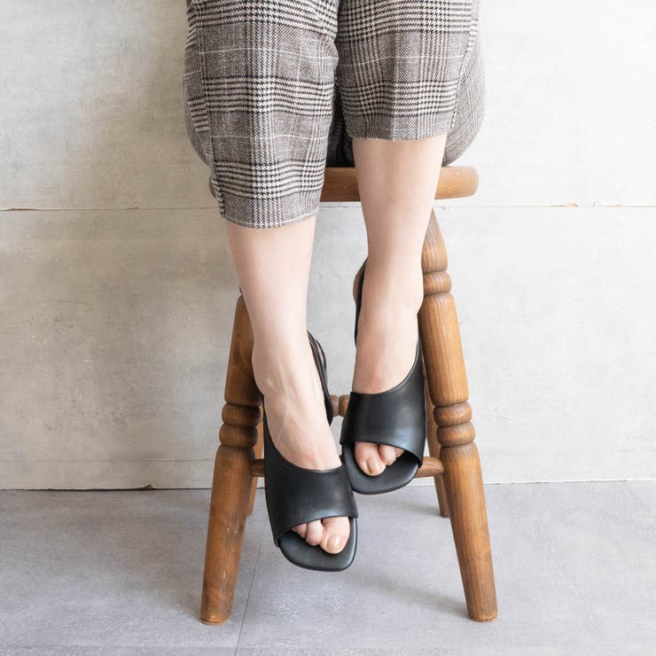 アシンメトリーバックストラップサンダル | FABBY FABBY. | 詳細画像2 