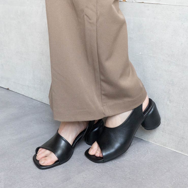 アシンメトリーバックストラップサンダル | FABBY FABBY. | 詳細画像3 