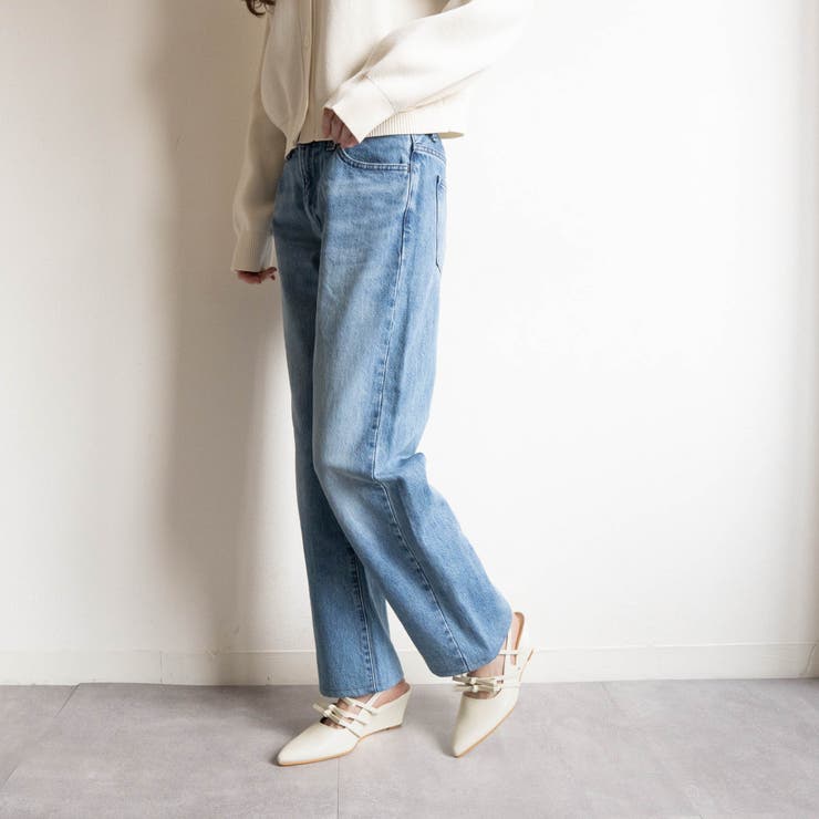 ポインテッドリボンウエッジミュールサンダル | FABBY FABBY. | 詳細画像13 