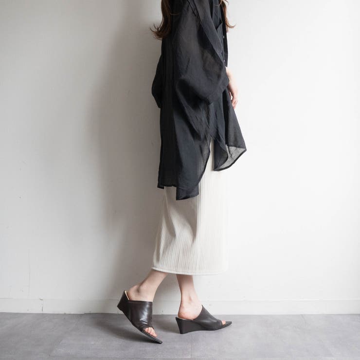 ストレッチロングノーズトゥヒールサンダル | FABBY FABBY. | 詳細画像10 