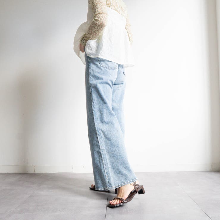 スクエアトゥメタルパーツストラップヒールサンダル | FABBY FABBY. | 詳細画像20 