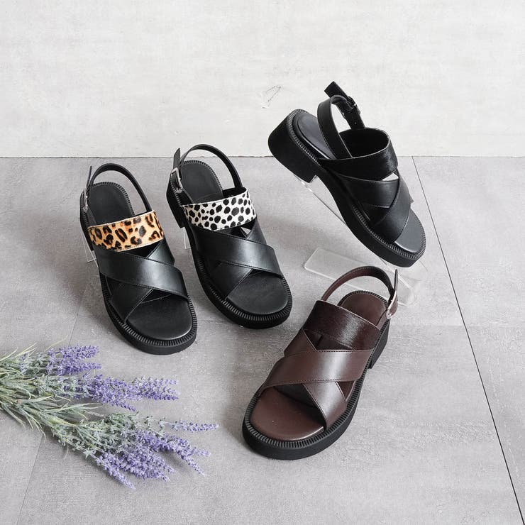 クロスベルトサンダル | FABBY FABBY. | 詳細画像1 