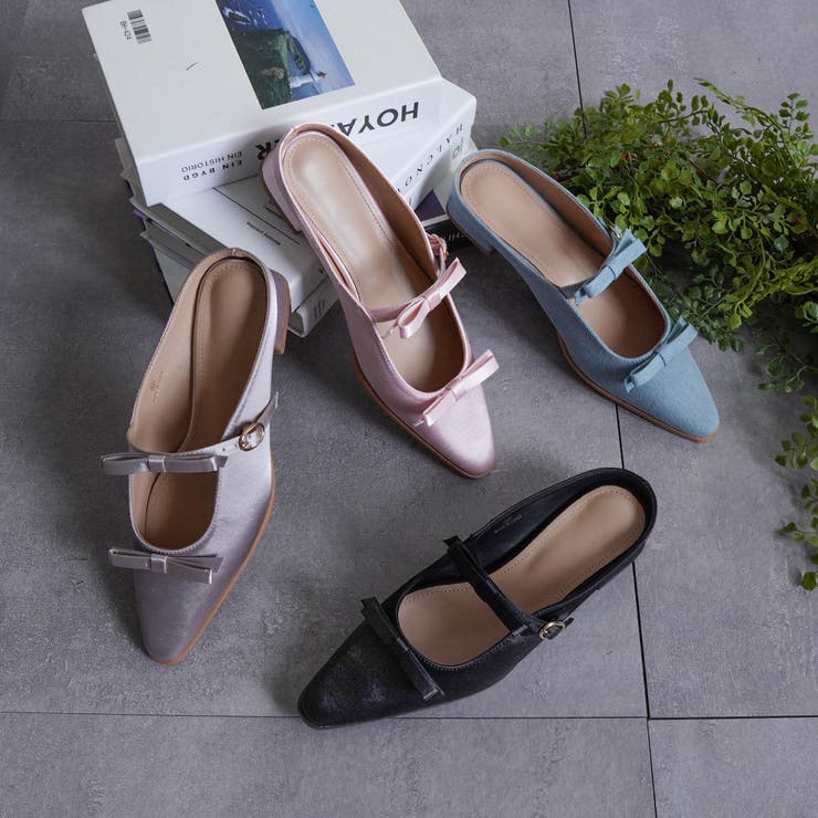 ダブルリボンミュールパンプス | FABBY FABBY. | 詳細画像1 