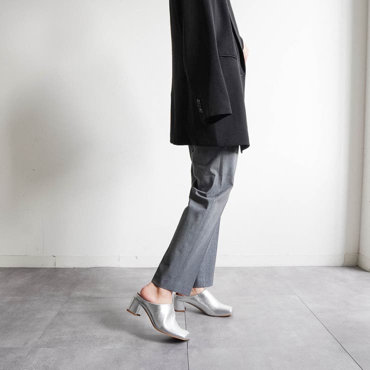 スクエアトゥチャンキーヒールミュール | FABBY FABBY. | 詳細画像17 