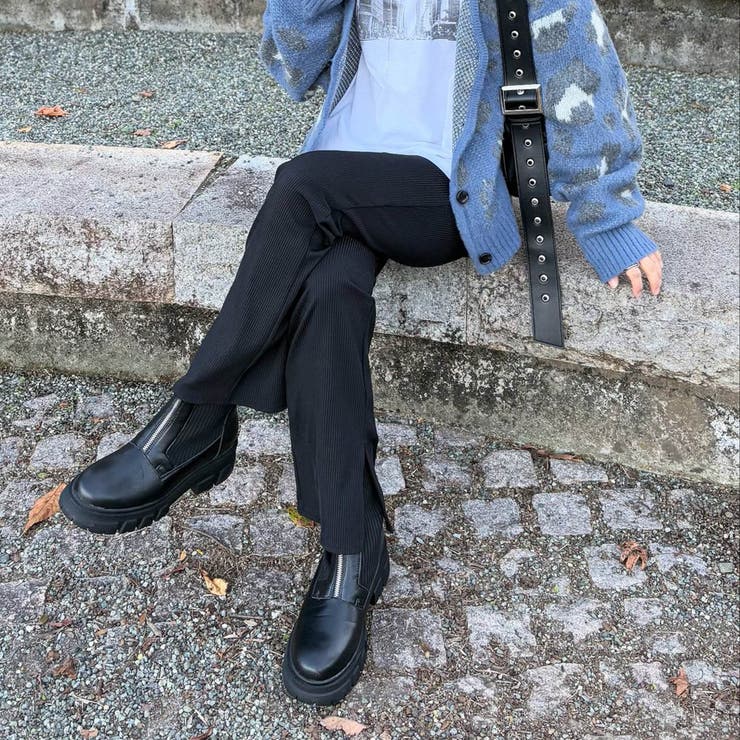 トラックソールニットジップショートブーツ | FABBY FABBY. | 詳細画像8 