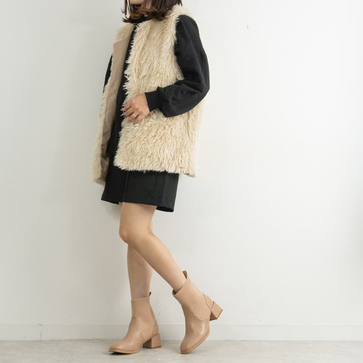 ニットリブショートブーツ | FABBY FABBY. | 詳細画像13 