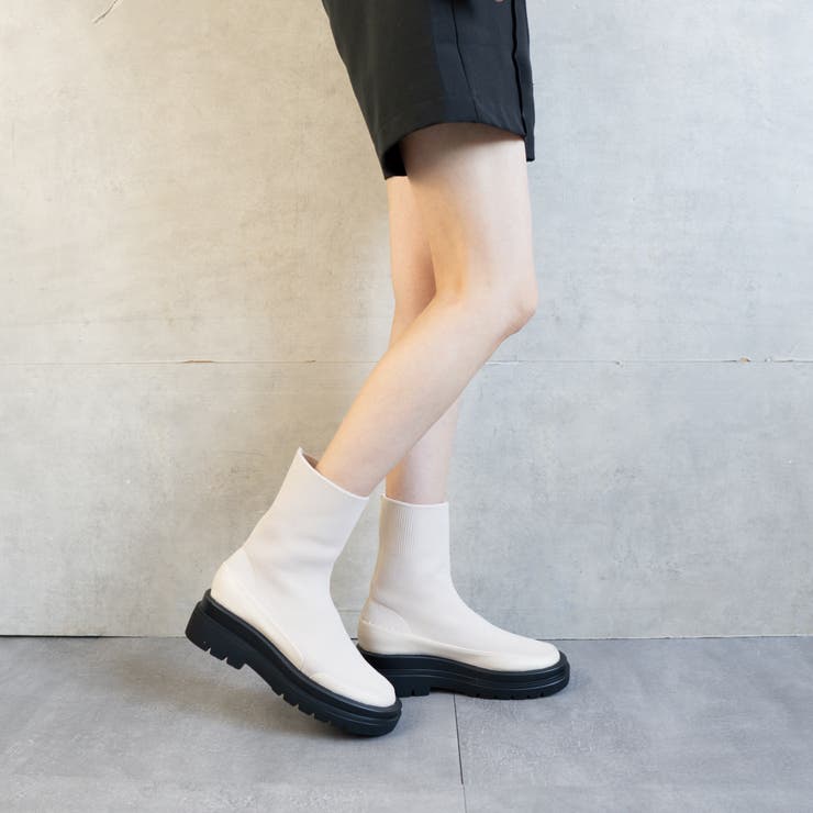 タンクソールニットショートブーツ | FABBY FABBY. | 詳細画像8